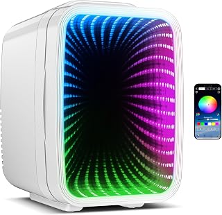 BEICHEN Mini Fridge 4L/6 Can With APP Light Controller for Gaming Room