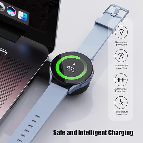 Miniatura 7 de Cargador portátil para Galaxy Watch 7, Cargador de viaje USB y USB C compatible con Galaxy Watch Ultra766 Classic5 Pro, Base de carga magnética