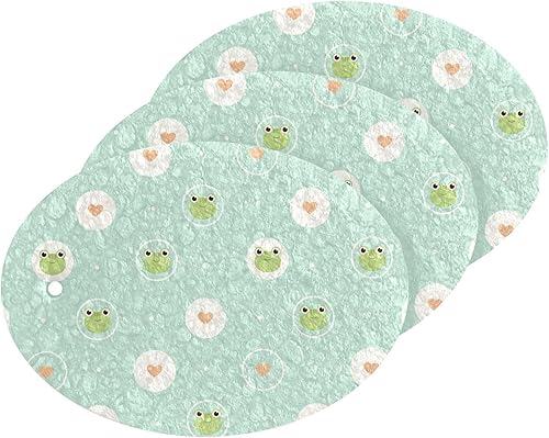 Vista 43 de Esponjas de cocina para lavar platos, esponjas de cocina para el hogar, esponja absorbente reutilizable abstracta cepillo trazo Trazo de pincel