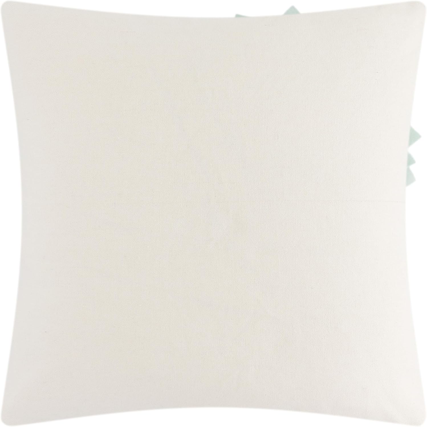 JWH Decorative Flower Throw Pillow Cover 3D Sunflower Pillow Case Velvet Cushion Creamy White Floral Pillowcase for Bed Living Room Couch Chair 18x18 Inches Apple Green