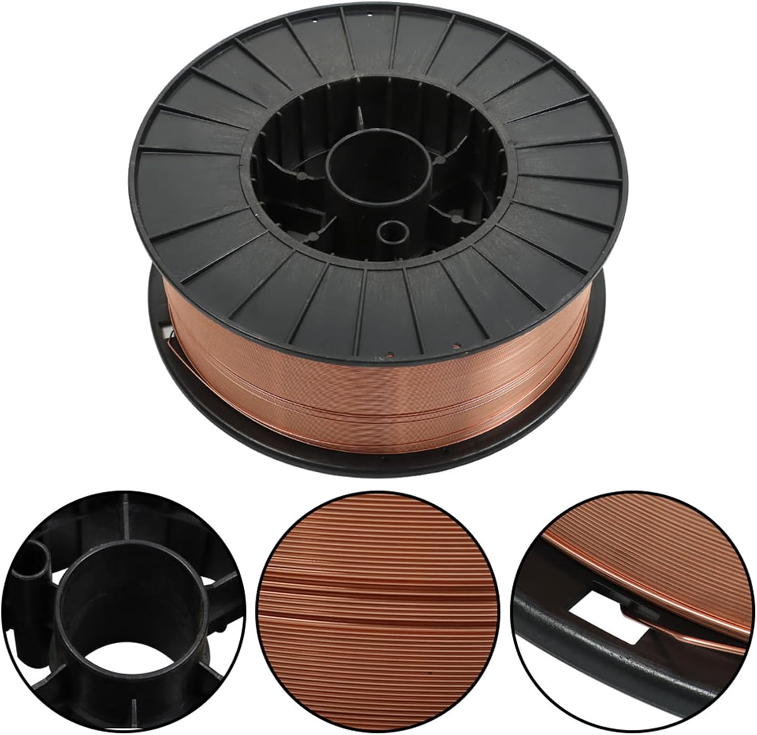 0.030 Inch Solid Mig Welding Wire 44 Pound Spool ER70S-6 Mild Steel Welding Wire (0.8 MM)