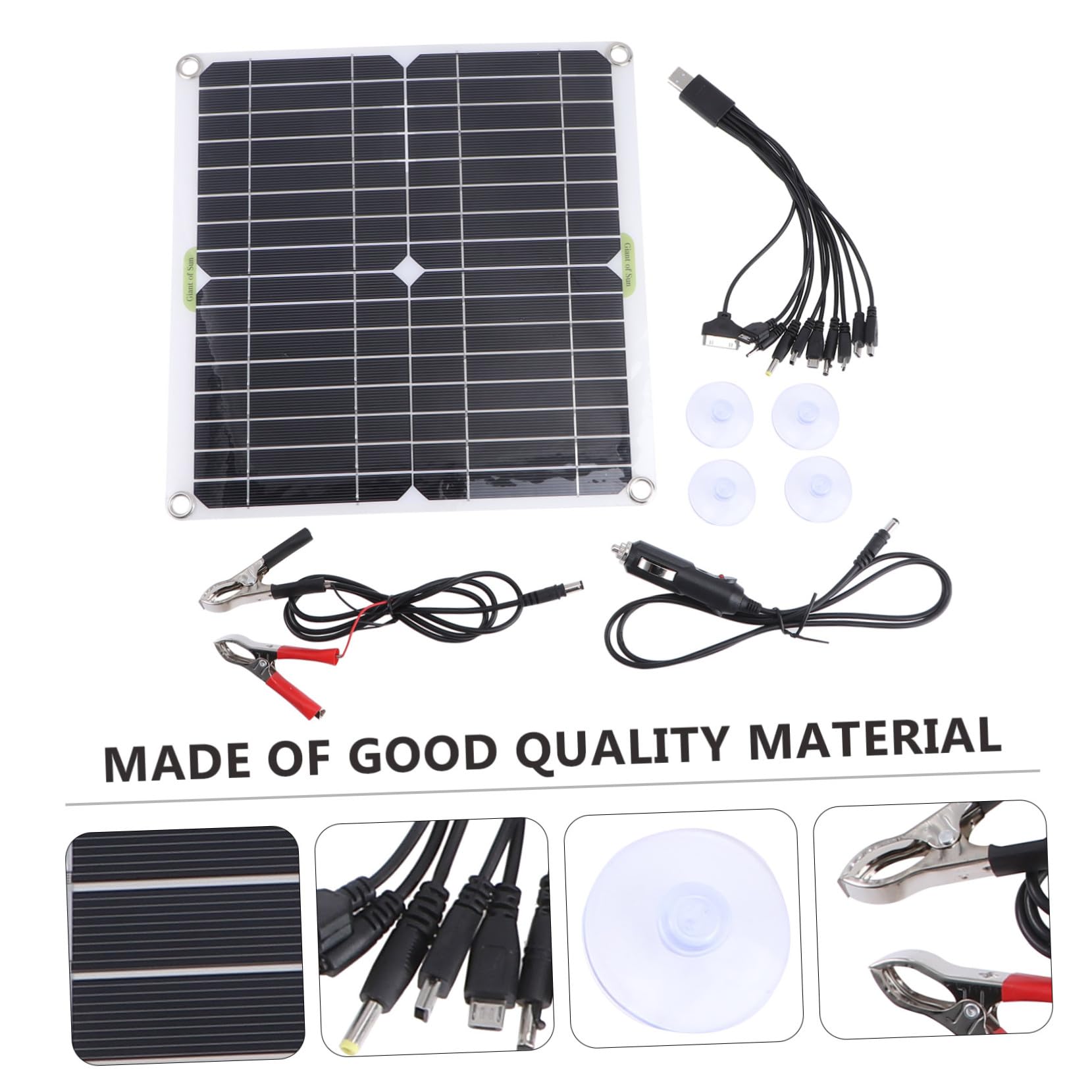 Pannello Solare 200w Monocristallino Nero per Outdoor | Alta Efficienza di Conversione, Rapporto 98%, per Camping e Attività All'aperto