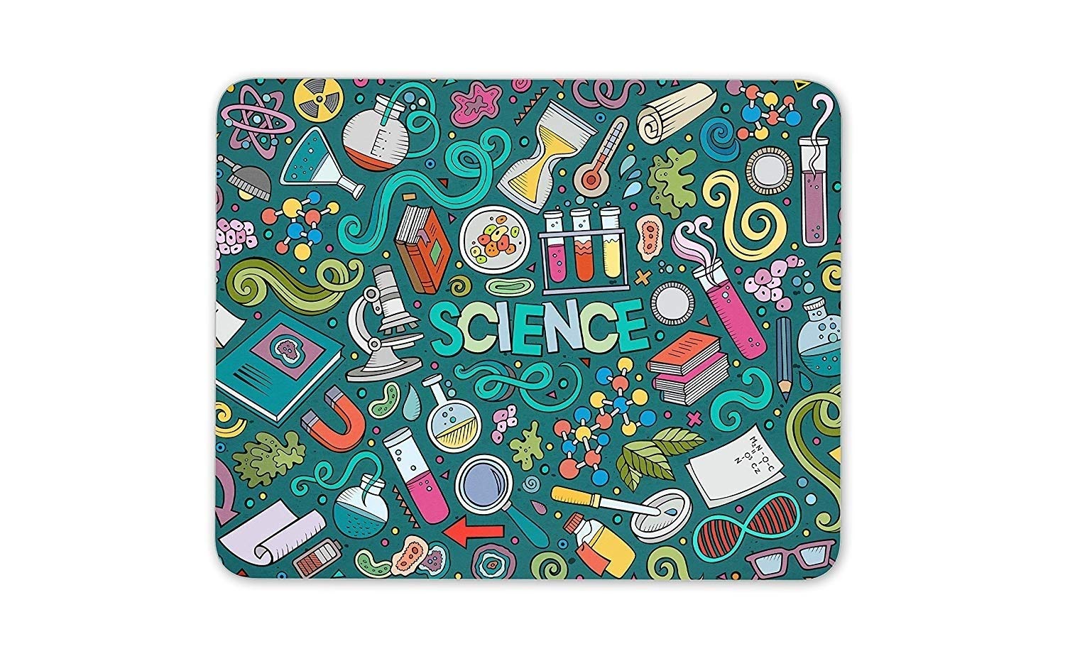 Science Theme Mouse Pad Mousepad Mouse Mat Biology Physics Chemistry Computer Gift Mouse Pad Gift