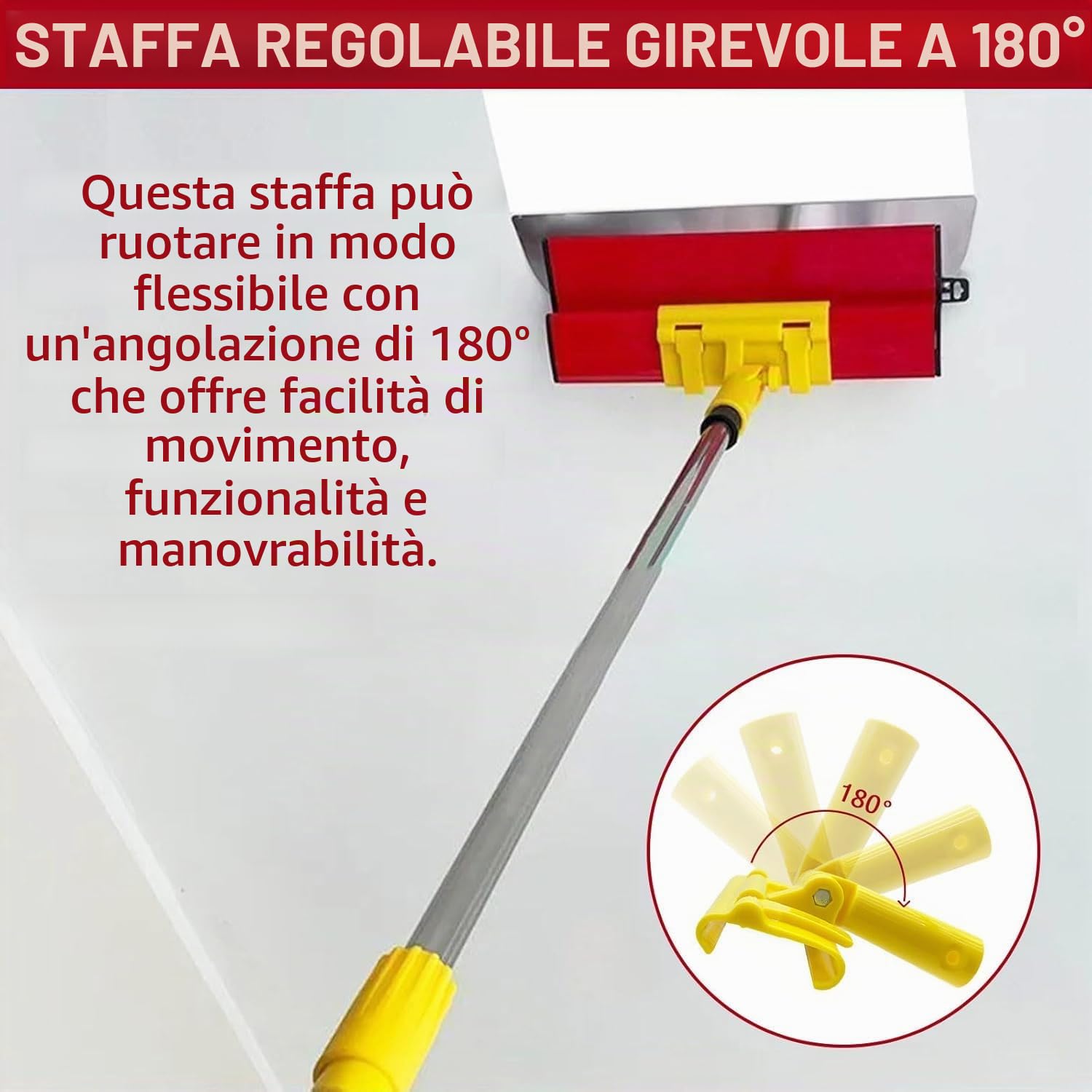 Spatole per Stucco Kit, Spatole in Acciaio Inox, set di 3 Spatola di Finitura Professionali (250 mm, 400 mm, 600 mm), con 4 aste di Estensione (4x40 cm) e Valigia