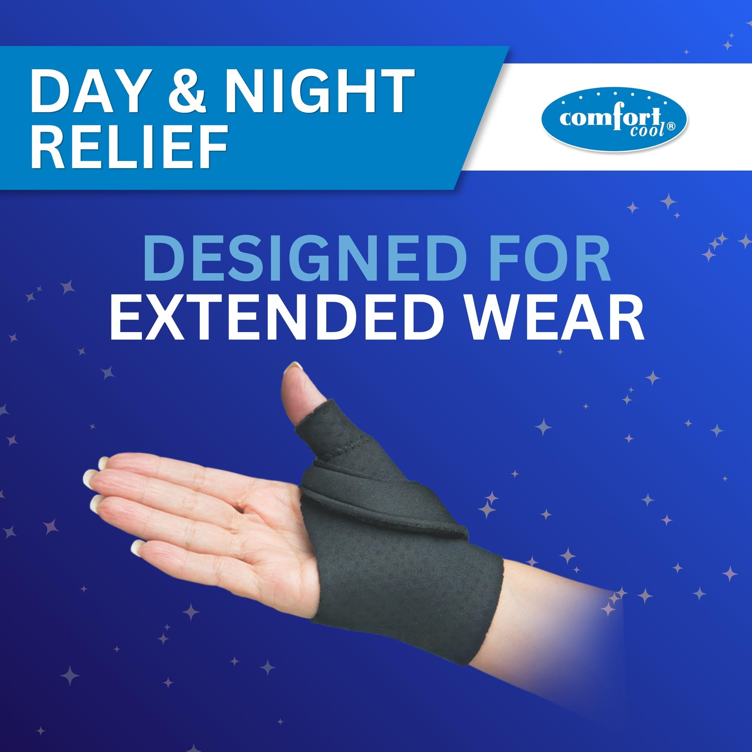 Comfort Cool Férula de abducción de pulgar CMC, grande Plus, derecha