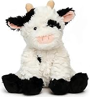 Vista 26 de Hopearl Adorable Vaca de Peluche Suave Juguetes de Animales de Granja de Leche Vacas de Peluche Juguetes de Cumpleaños Lindos para Niños Niñas