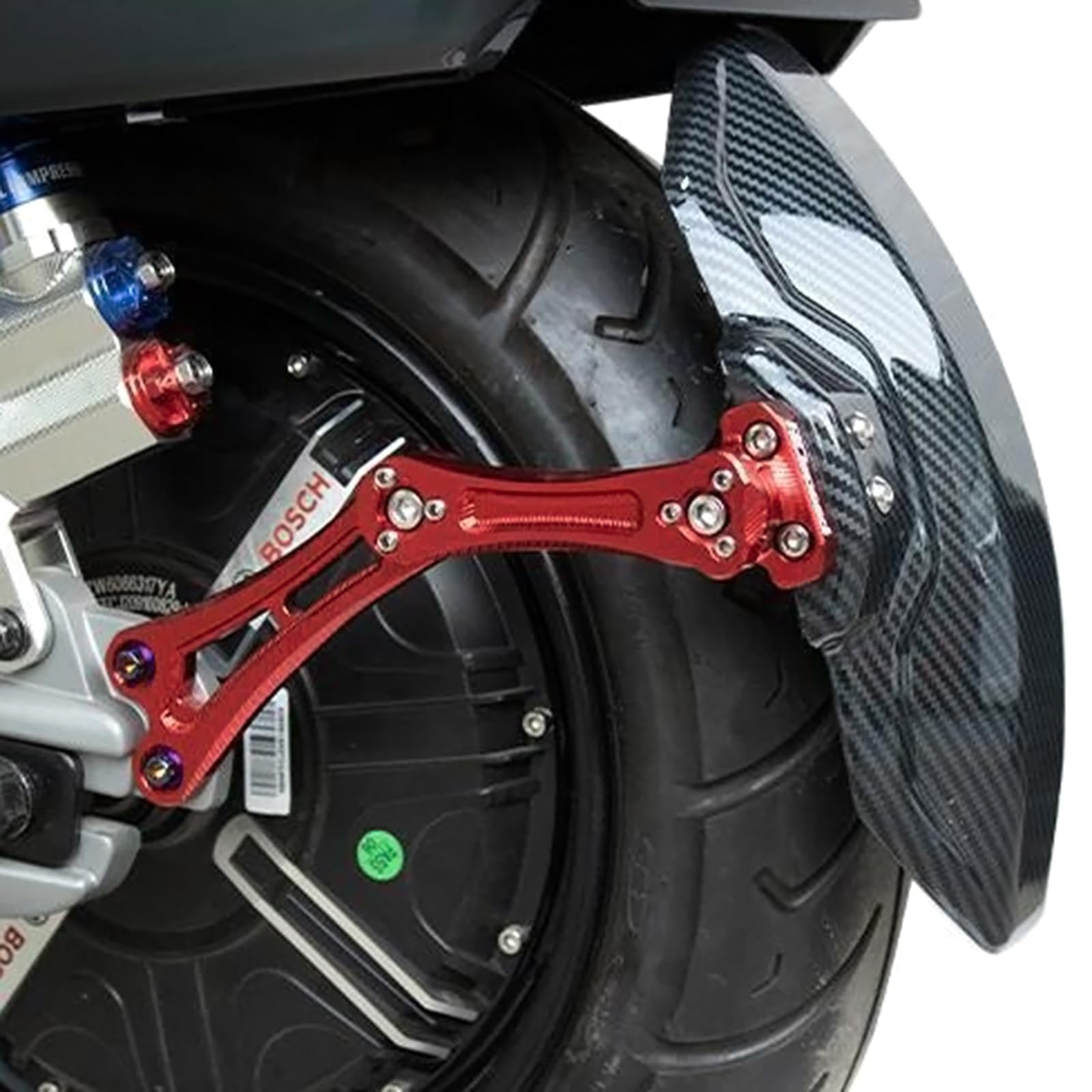 Garde-boue arrière de moto en aluminium pour roue arrière de vélo électrique accessoire