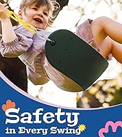 Vista 2 de Paquete de 2 asientos de columpio resistentes con cadenas resistentes a la oxidación de 66 pulgadas, accesorios de repuesto con eslabones rápidos