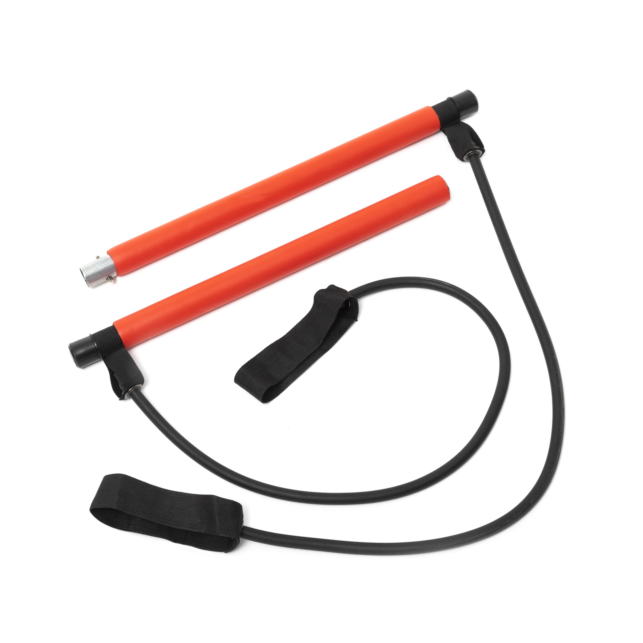Fitness Bar with Resistance Bands and Exercise Guide Resibar InnovaGoods, Black/White, diameter 3 x 91 cm - Image 2