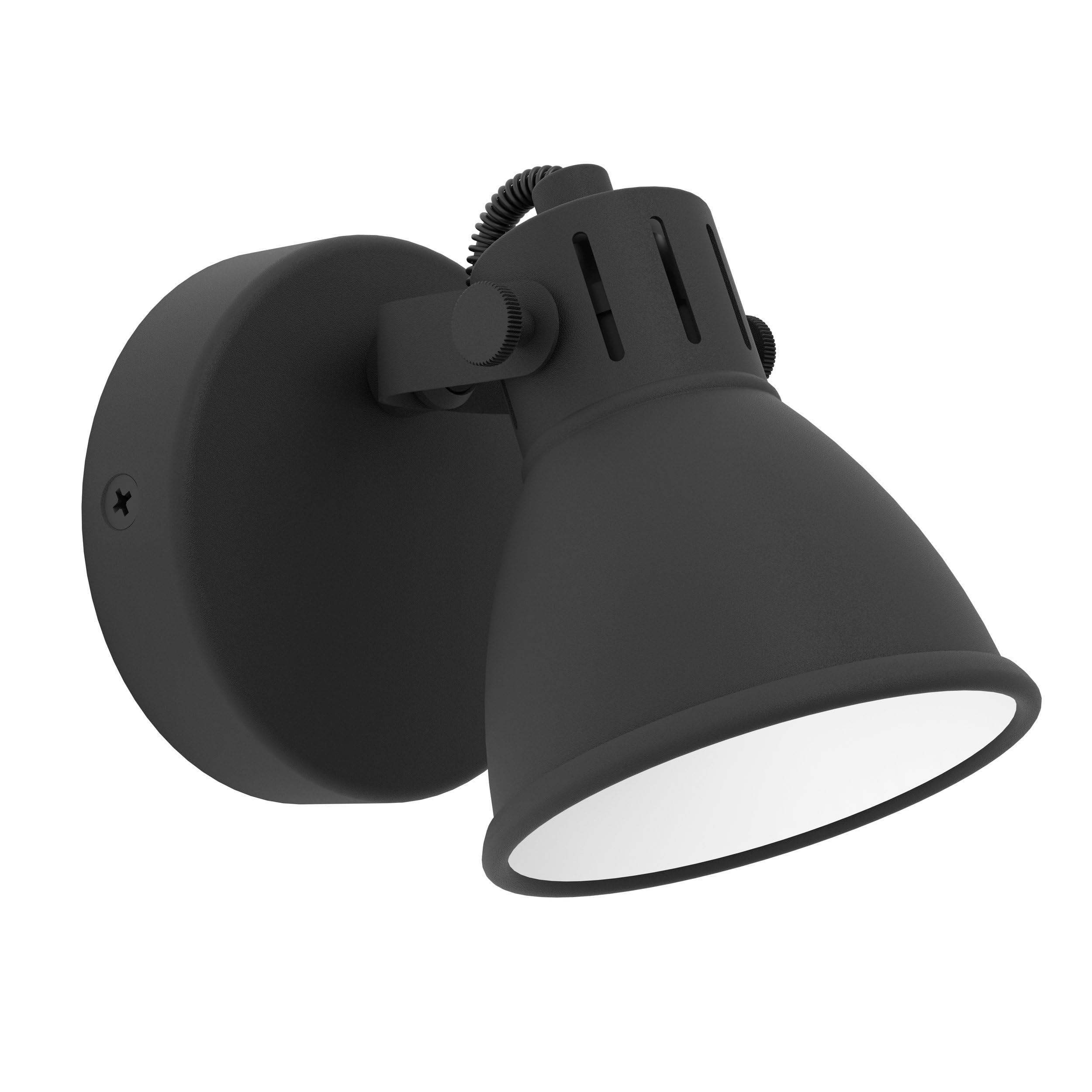 EGLO Ceiling Light Seras 1, Single-Bulb Industrial Ceiling Lamp