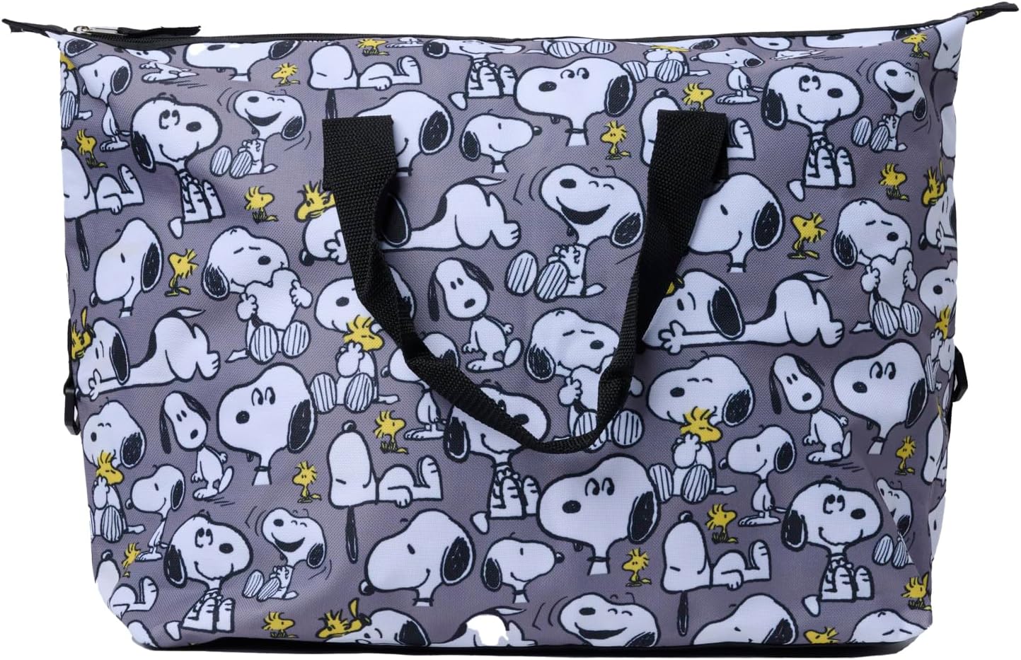 Peanuts Tote Duffel Bag Snoopy Woodstock All Over Print Weekender Travel
