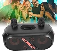 Vista 3 de Altavoz portátil del karaoke, cómodo asa de transporte ABS fácil de usar 5.0 máquina del karaoke para el hogar