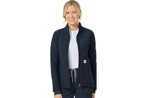 Figs Scrubs Women's Rugged Flex Bonded Fleece Jacket