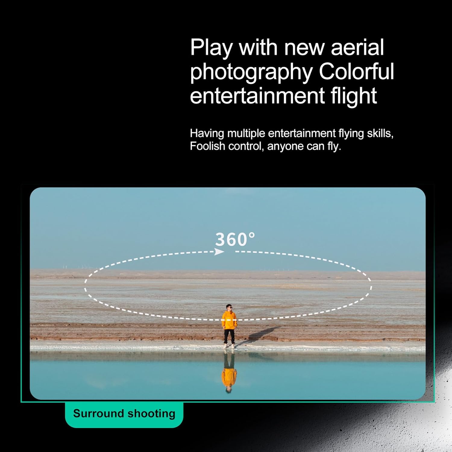ASHATA Drone 360 Degree Surround Shooting