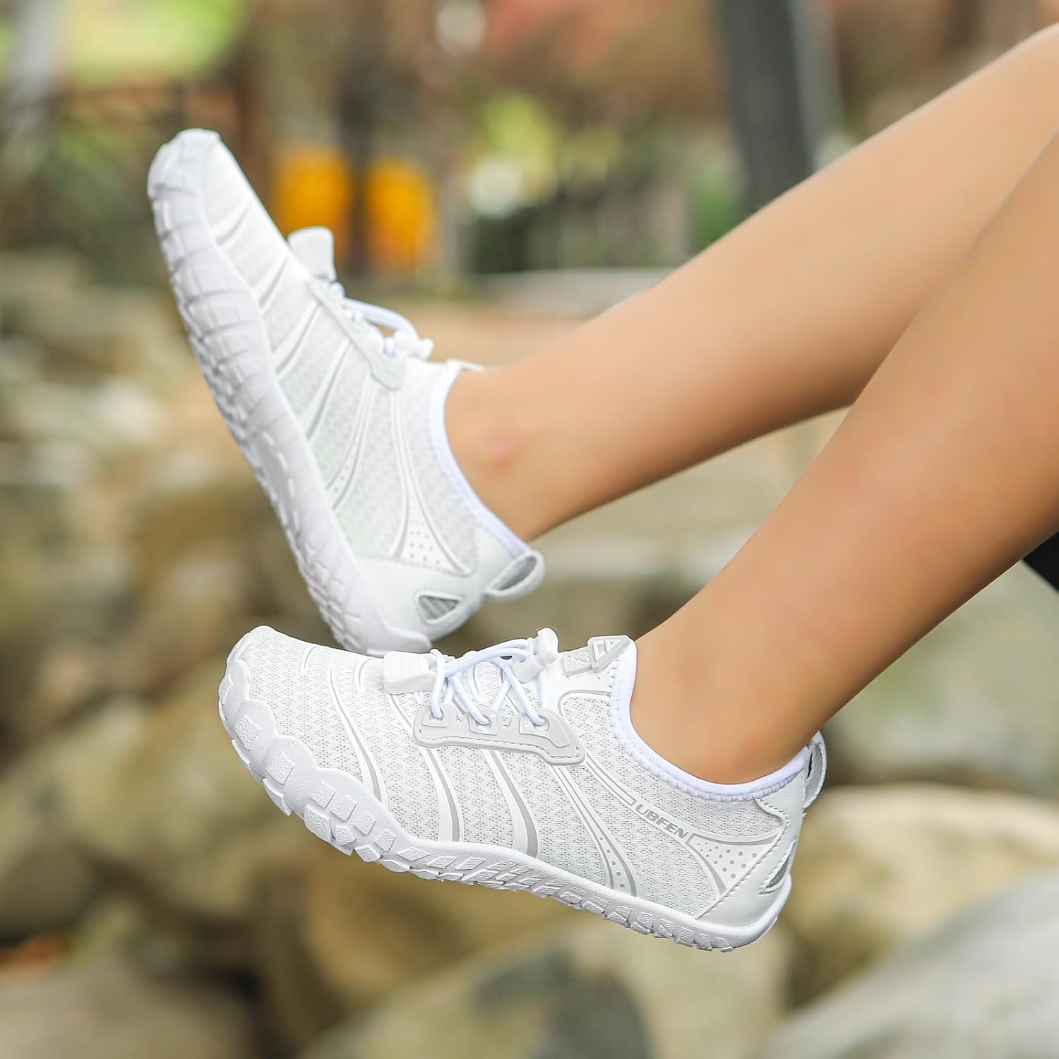 UBFEN Water Shoes for Kids Boys Girls Aqua Socks Barefoot Beach Sports Swim Pool Quick Dry Lightweight Toddler Little Big Kid - Image 3