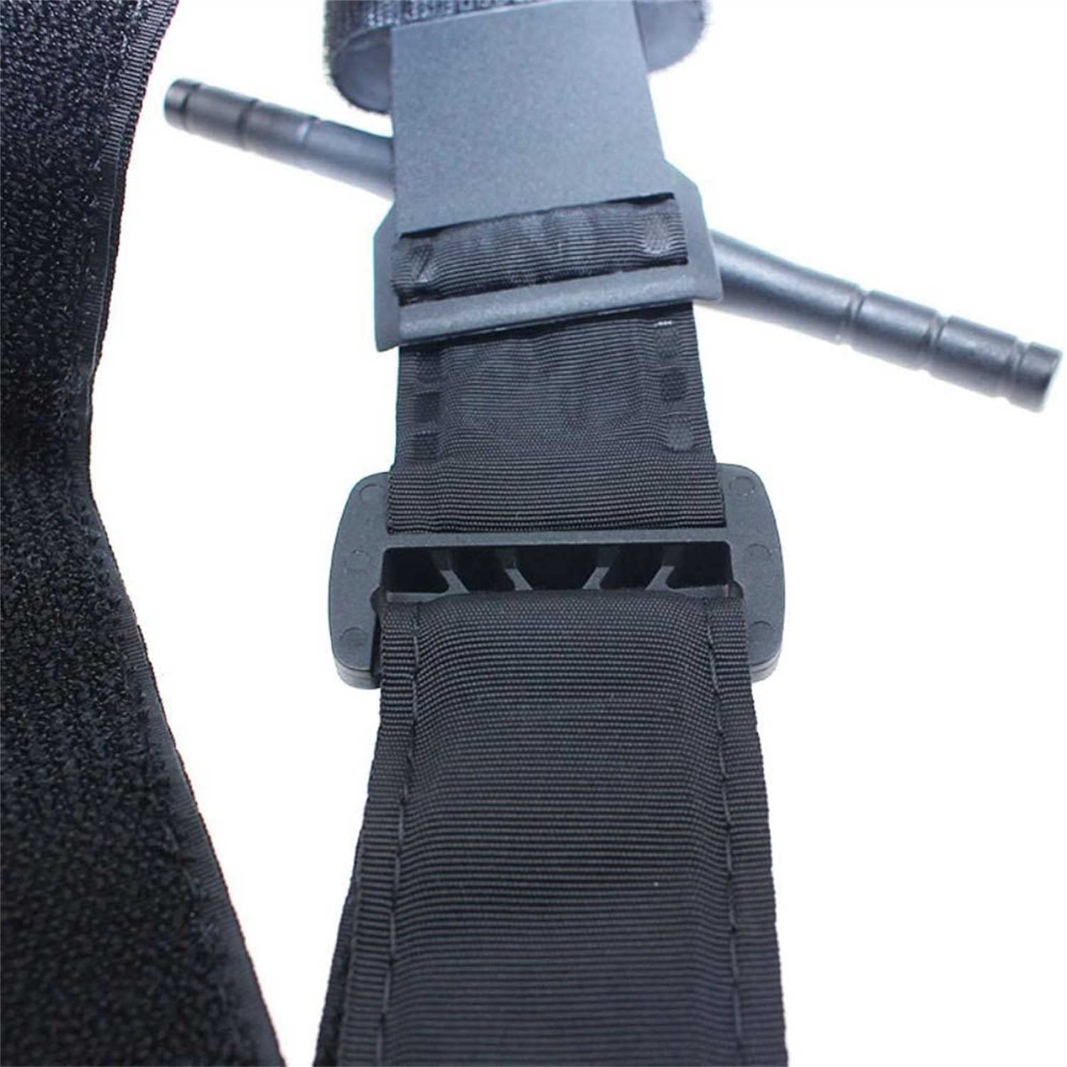 Porta Laccio Emostatico Tattico In Nylon, Regolabile, Con Velcro, Per Kit Di Pronto Soccorso, Campeggio, Escursionismo, Nero