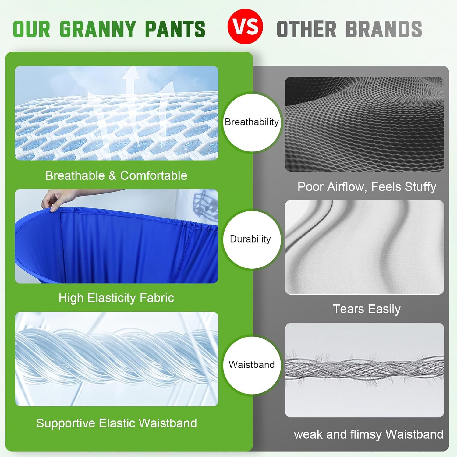 Granny Pants Yard Game, Funny Granny Pants Outdoor Game Set with Inflatable Balls and Pump, Hilarious Granny Pants Party Game and Family Relay Yard Game for Kids and Adults, Designed in USA