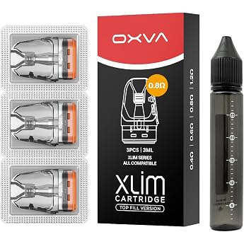 OXVA XLIM Replacement POD Cartridges (3-pack) | Compatible Models: Xlim Pro/Pro 2 / SQ Pro/SQ Pro 2 / GO/GO 2 / Classic | Inc