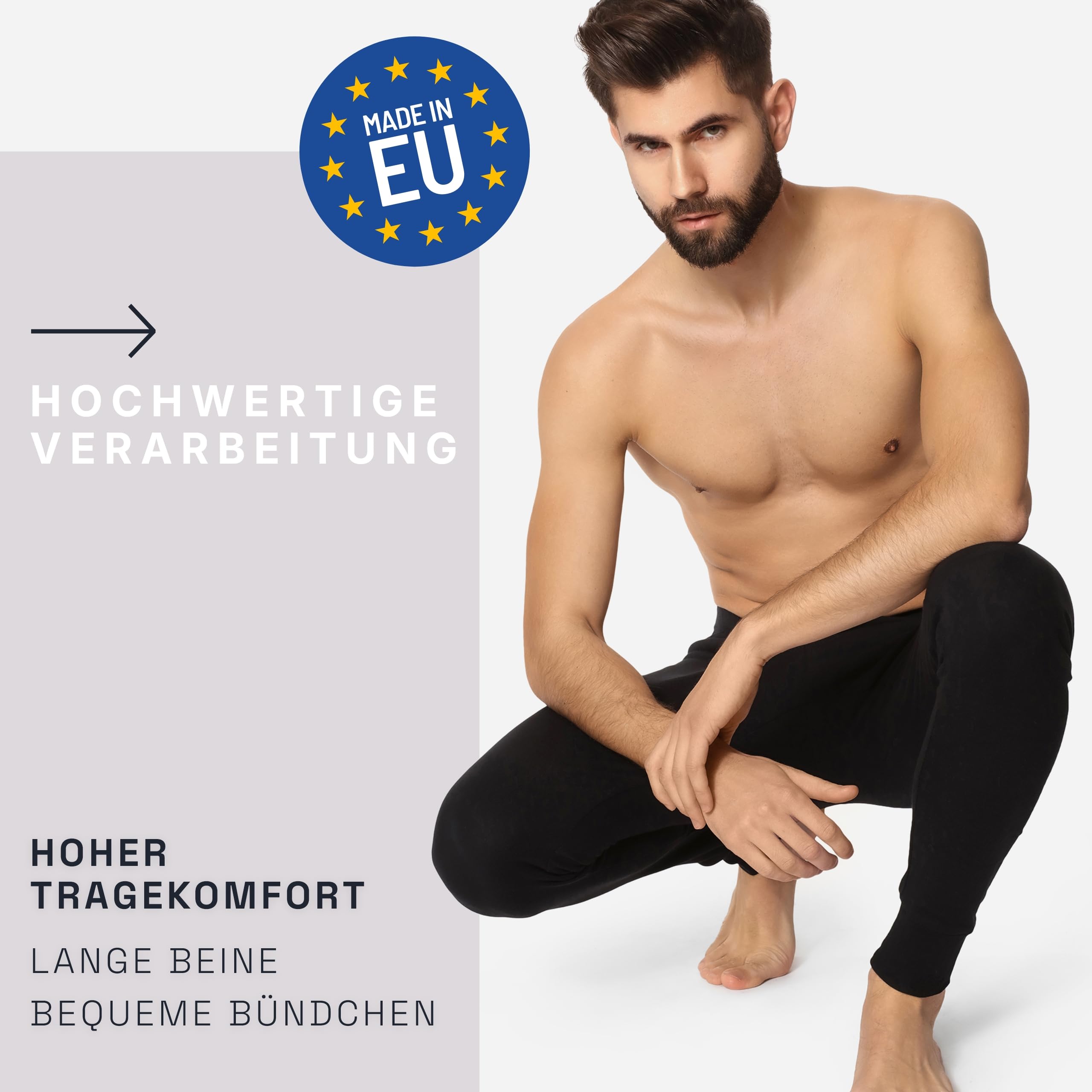 Timone Caleçon Long Pantalon sous-vêtements Thermiques TI30-127