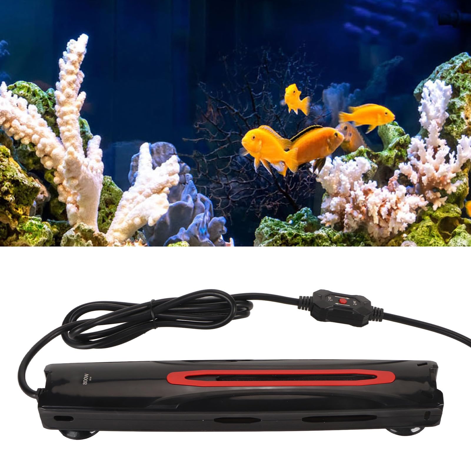 Controllo della Temperatura Esterna Riscaldatore per Acquario Regolatore Automatico del Termostato a Frequenza Variabile per Acquario con Display Digitale di Riscaldamento Ultra