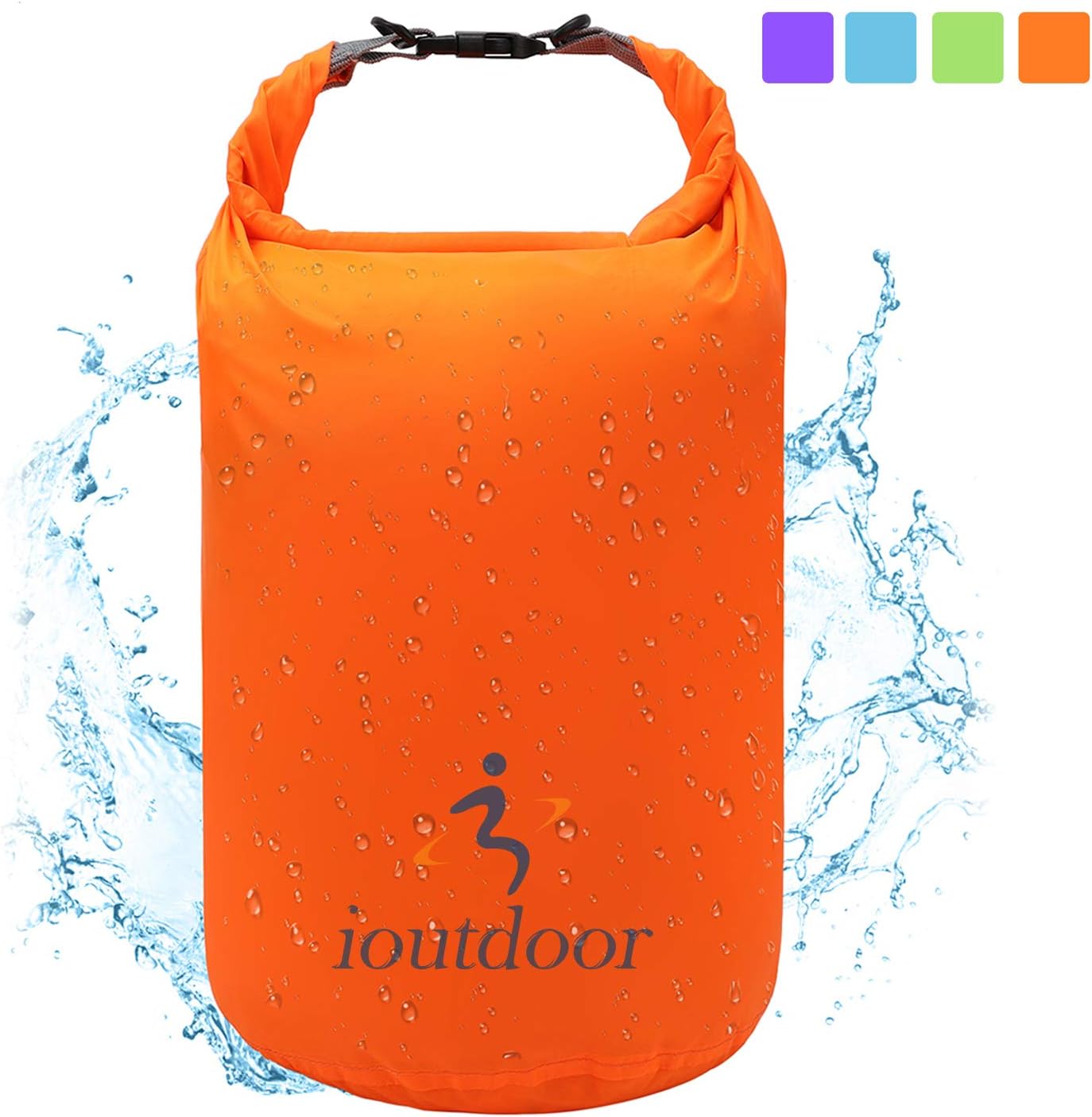 Dry Bag 5L/10L/20L/40L/70L, Ultra Lightweight Airtight Waterproof Bags, Roll Top Dry Sacks Great for Kayaking Rafting Hiking Swimming Camping Boating Water Sports(Orange, 40L)