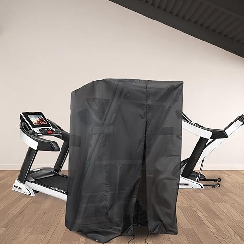 Miniatura 5 de Iptienda Cubierta para cinta de correr plegable, impermeable, para máquina de correr plegable, interior y exterior, 46 pulgadas de largo x 38