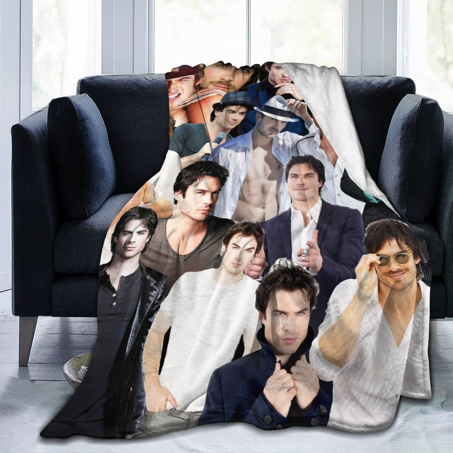 Blanket Ian Somerhalder Soft and Comfortable Wool Fleece