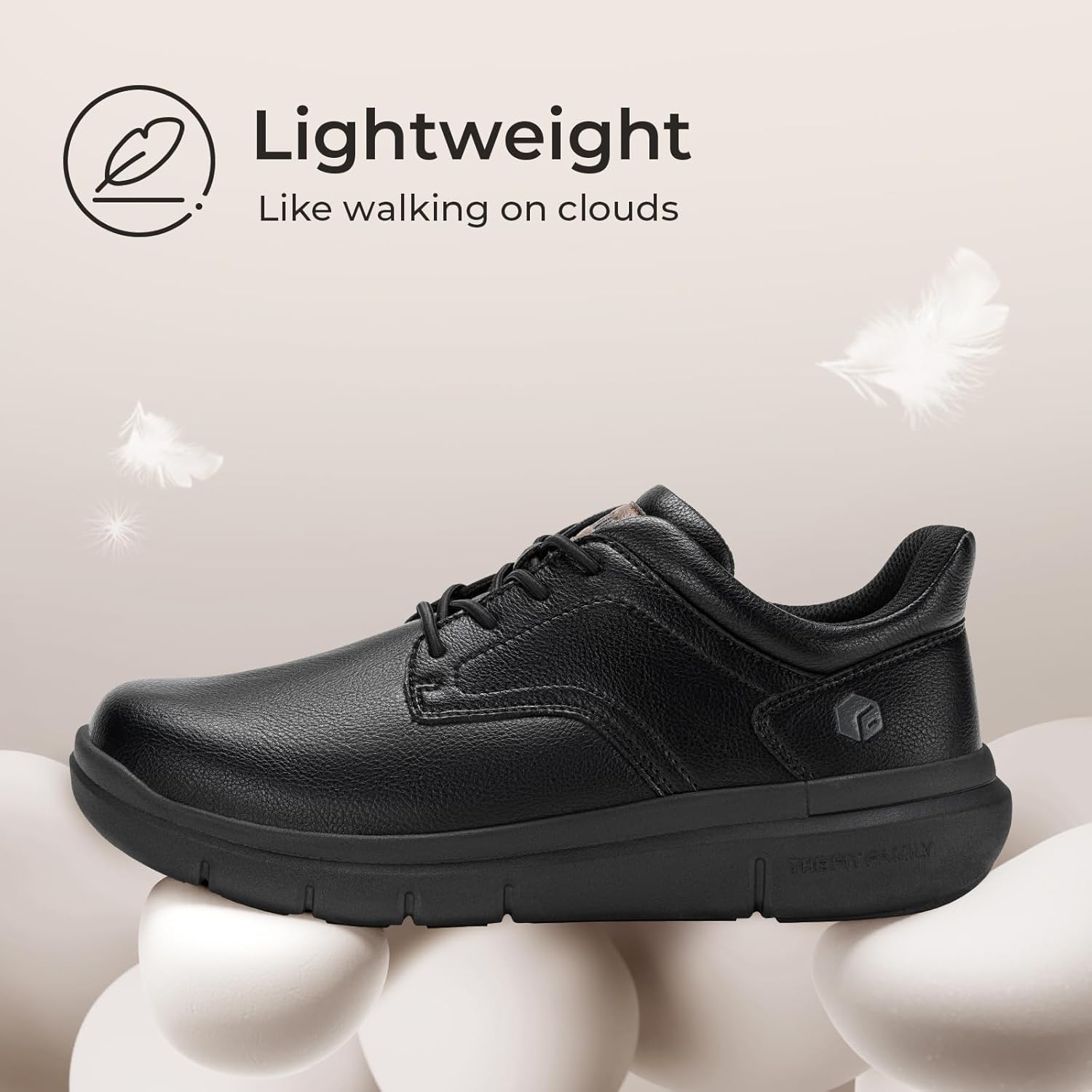 FitVille Men's Wide Slip-On Shoes Casual Dress Walking Shoes Arch Support Oxford Shoes Lightweight Cushioned Business Sneakers - Image 6