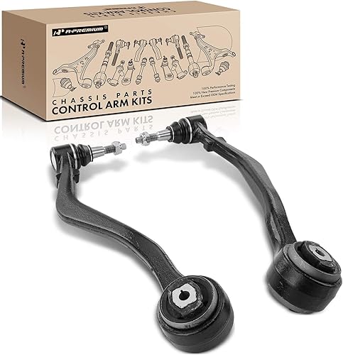 A-Premium 2 brazos de control delantero inferior delantero con rótula y buje, compatible con Chevrolet Camaro 2010-2015