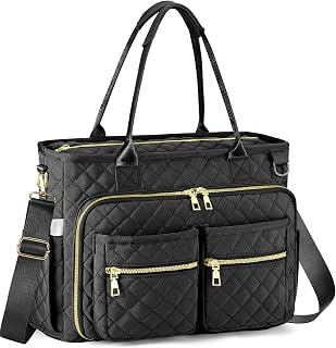 Teacher Tote Bag for Women Large Laptop Bags for Work Nursing Professional Computer Messenger Bag for Office Travel Business