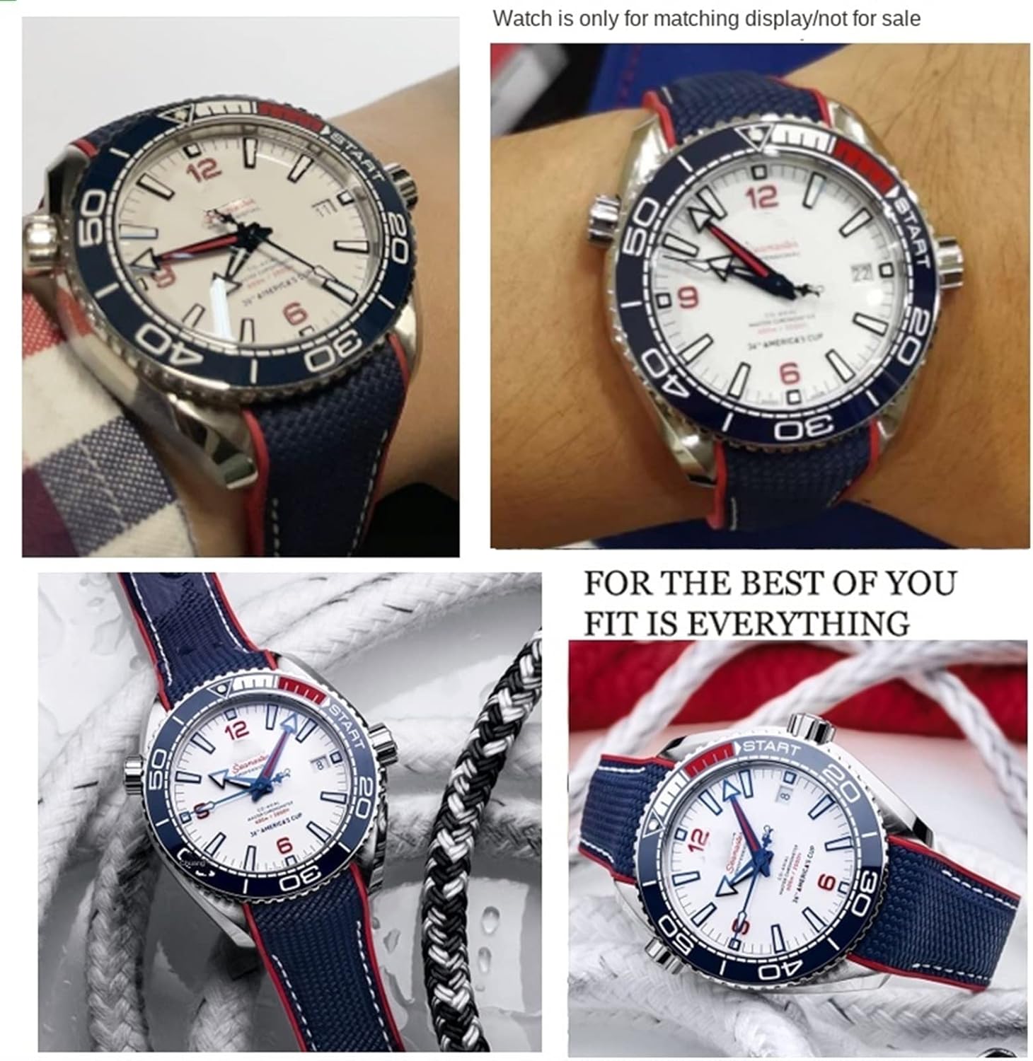 ZUC For Omega Strap 300 Speedmaster 8900 Marine Seahorse Diving600 American Cup Limited Edition Series Silicone Watch band