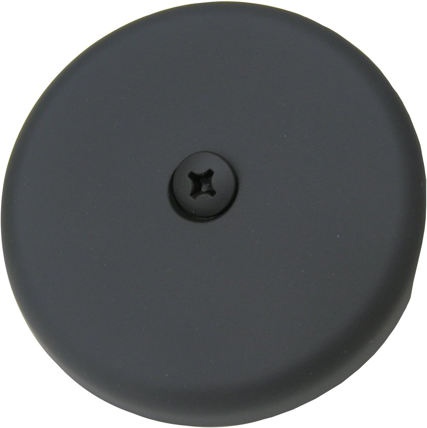 Simpatico 31595OB Bath Tub Overflow Plate with Screws of 1-Hole, Dark Oil Rubbed Bronze