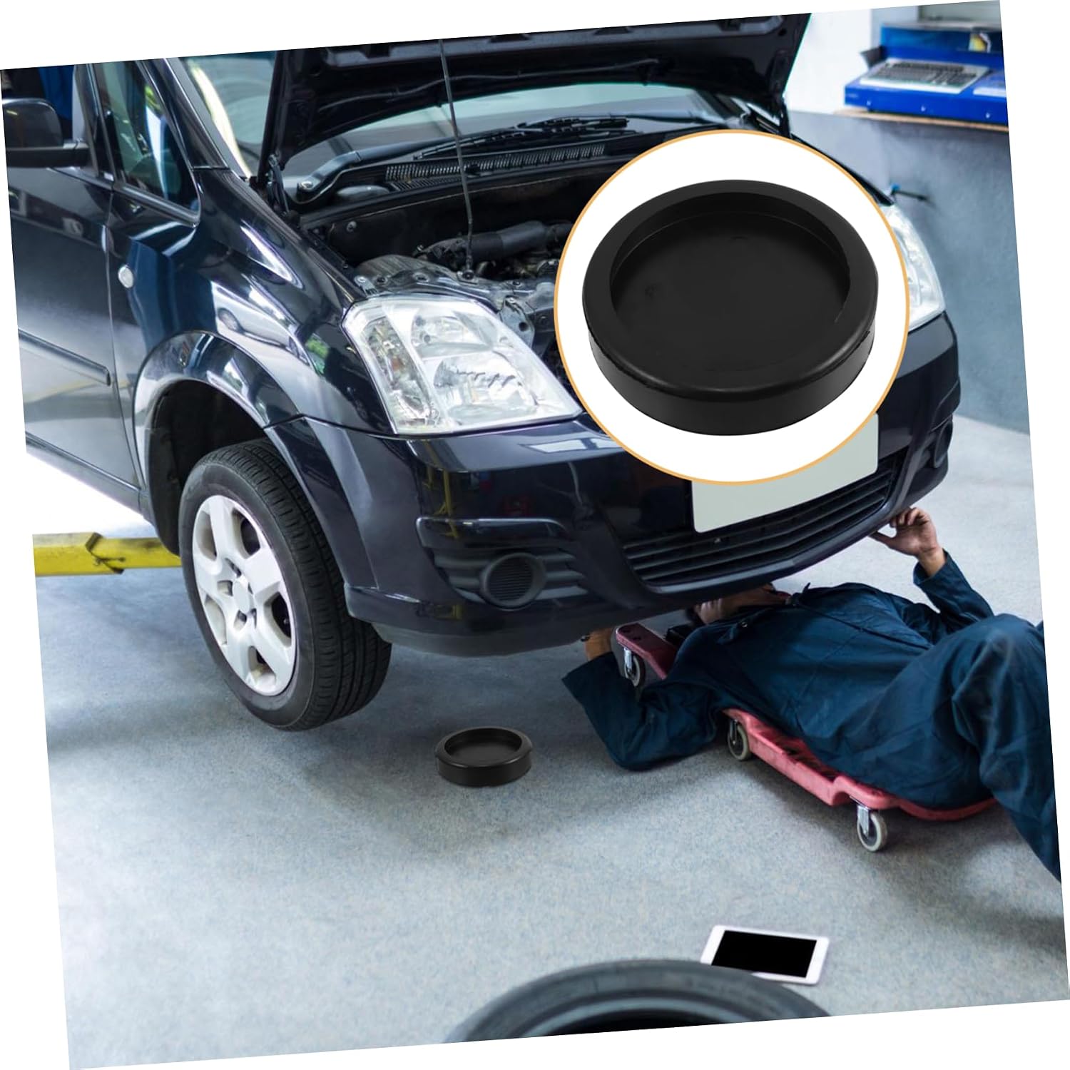 Rubber Lift Pads for Car Lifts, Anti Slip Shock Absorption Pads