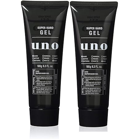 Amazon ウーノ スーパーハード ジェル 180g 180g 2セット Uno ウーノ ヘアジェル 通販