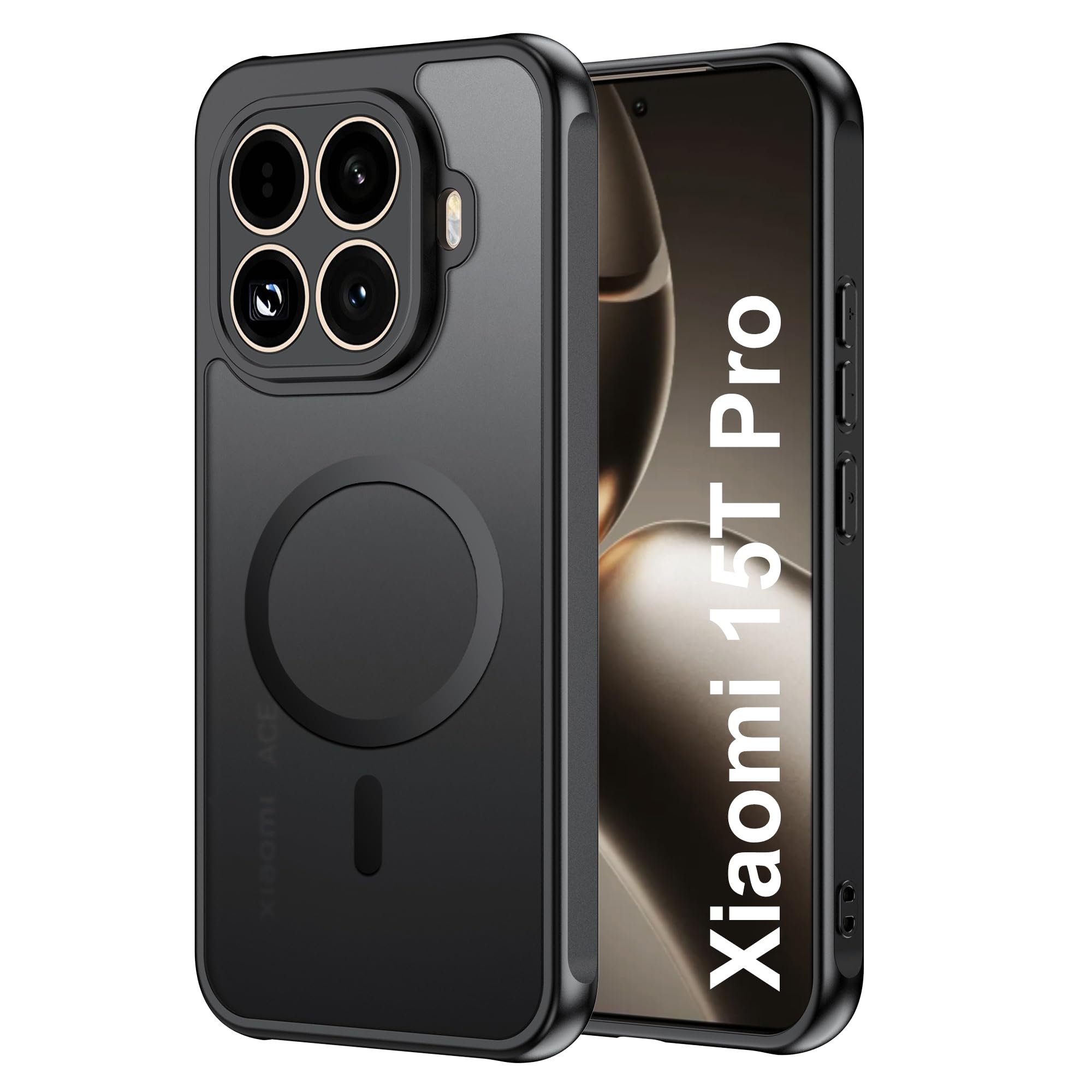 zZjoOoj fr Xiaomi 15T Pro 5G Hlle kompatibel mit MagSafe, Handyhlle fr Xiaomi  15T Pro Magnetisch Matte Touch Kameraschutz, rutschfest Kratzfest Schutz  Stofest Case Matt Schwarz: Amazon.de: Elektronik & Foto