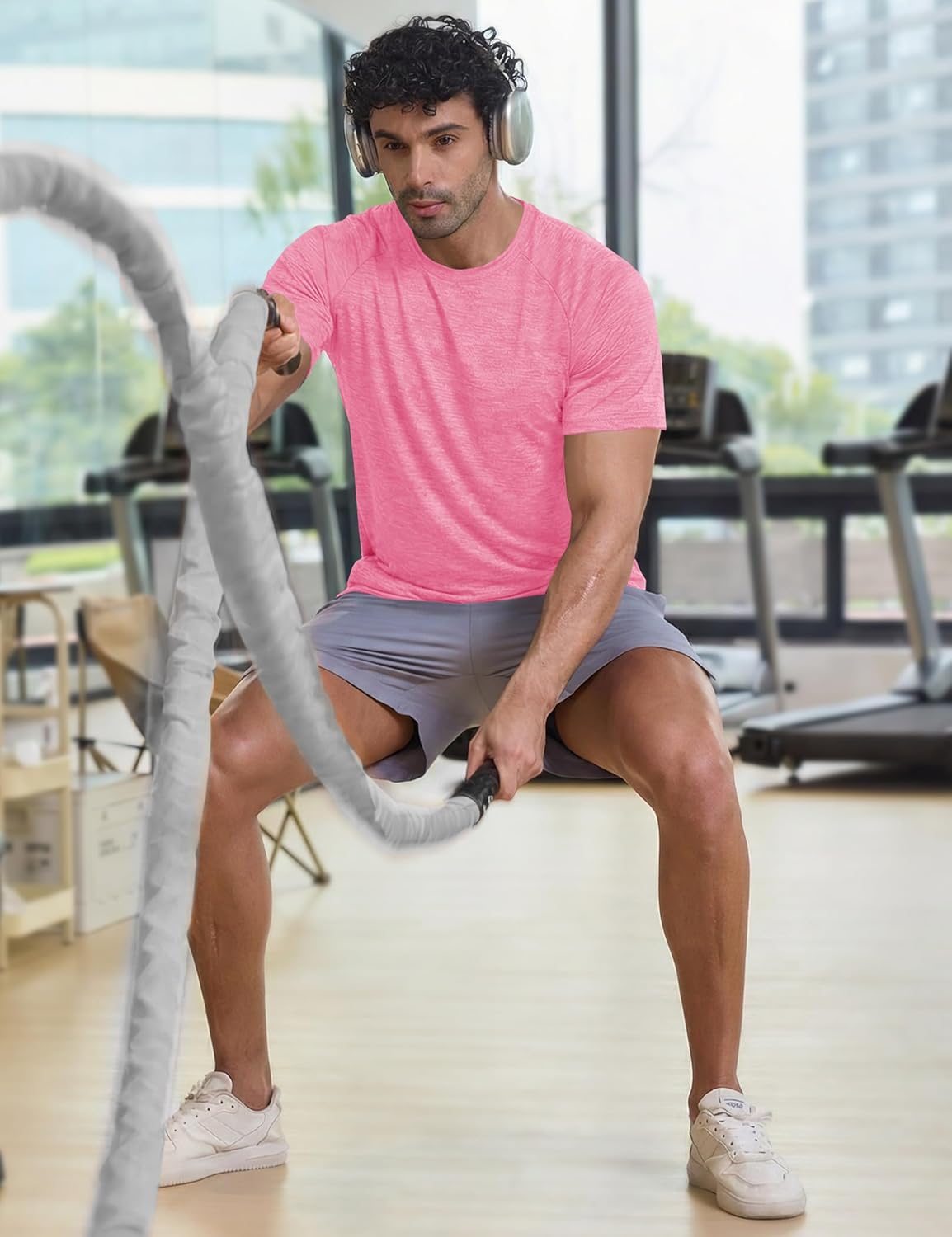 TACVASEN Mens Athletic T-Shirts Short Sleeve Dry Fit Workout T Shirts Crew Neck Breathable Running Tshirts Gym Tops - Image 3