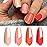 Vishine Gel Nail Polish Set - 4 Colors Apricot Peach Orange Coral Collection Nail Art Nail Polish UV LED Gel Polish Varnish Long-lasting Salon DIY Manicure 8ml C013