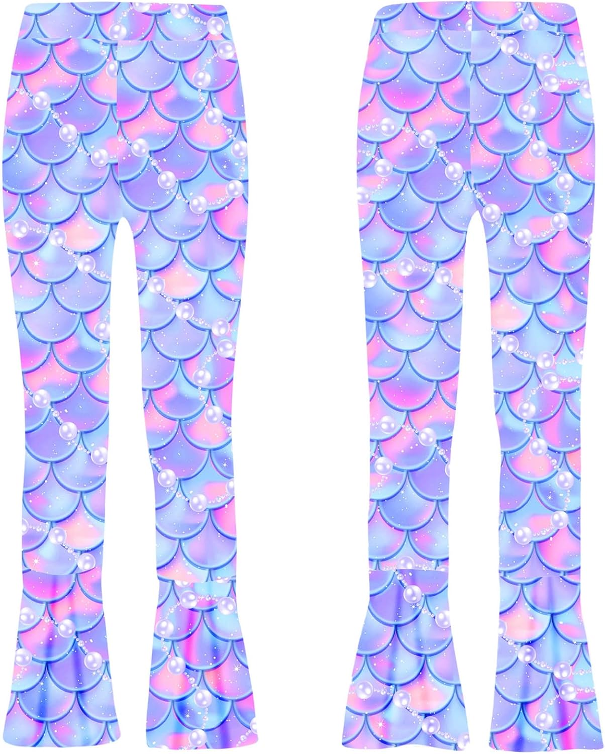 Kids Swim Leggings Rash Guard Swim Pants Tie Dye Sweat Pants for Girls Stretch Pants UV Sun Protection