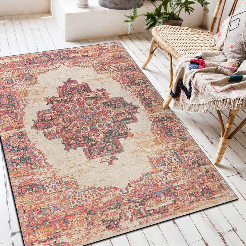 Petit tapis de salon moderne moquette chambre velours doux 80x160cm