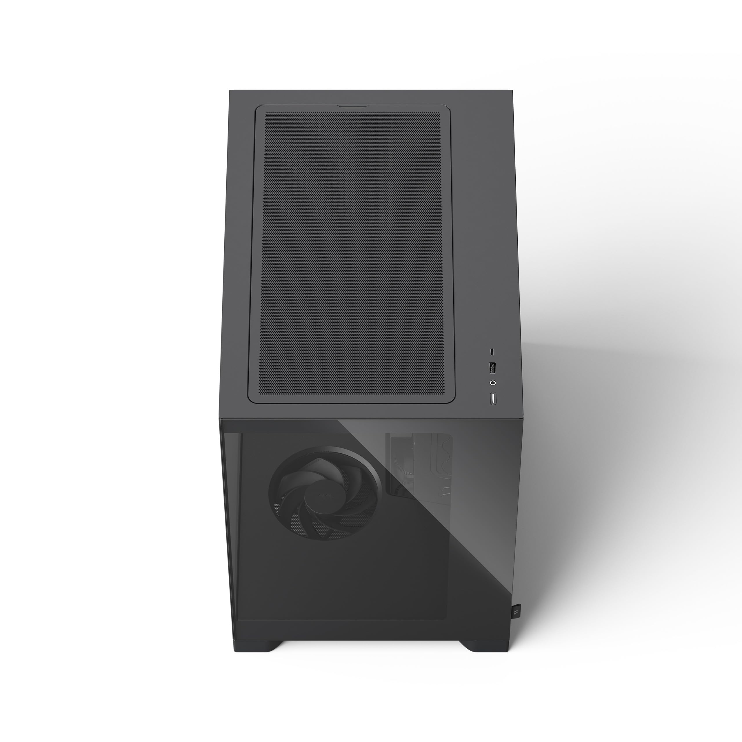 Fractal Design Pop 2 Vision Black case PC gaming con vetro panoramico – Design a doppia camera – 4 ventole reverse – ATX/E‑ATX/mATX/ITX