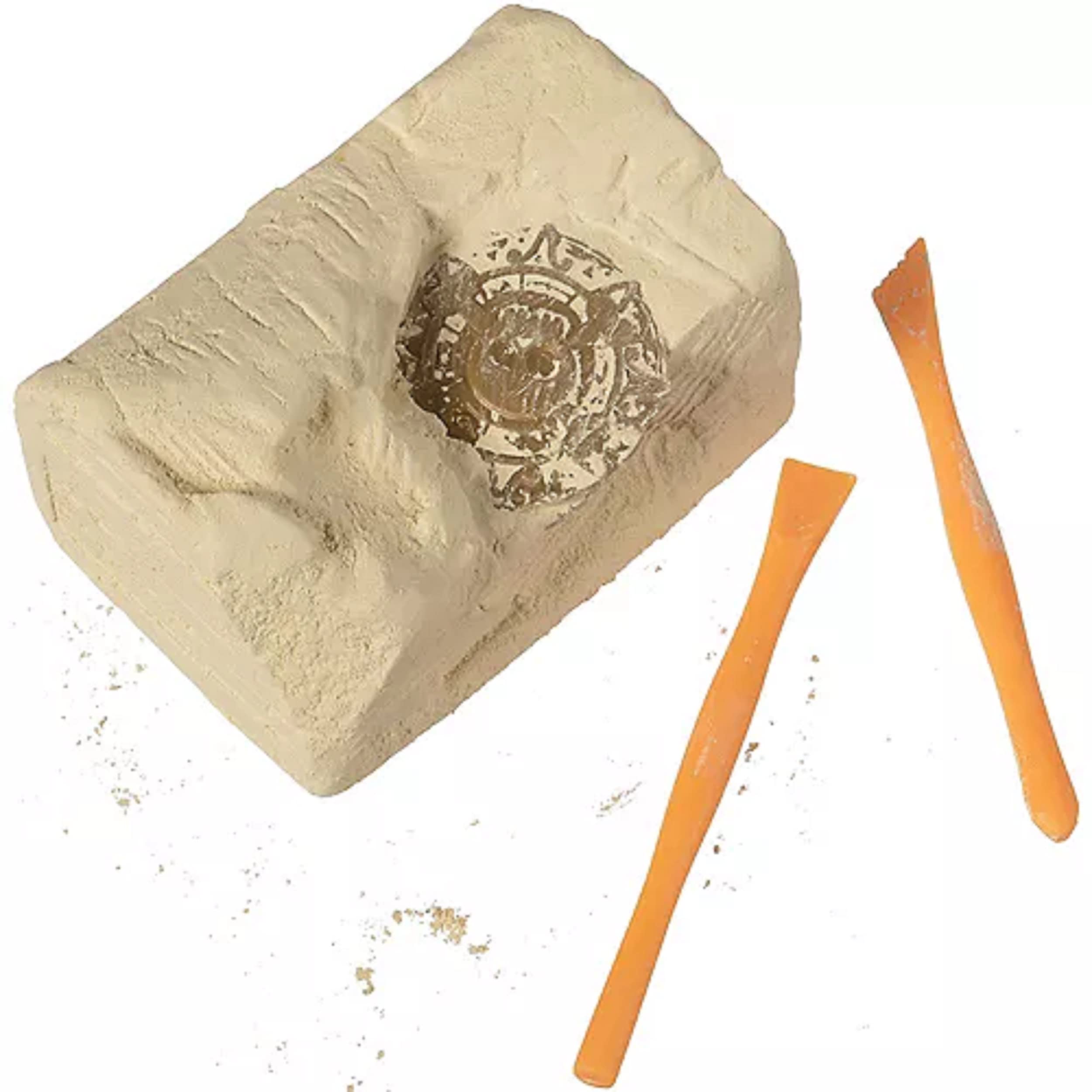 Juego de recuerdo de excavación de pecho pirata, blanco, 1 juego
