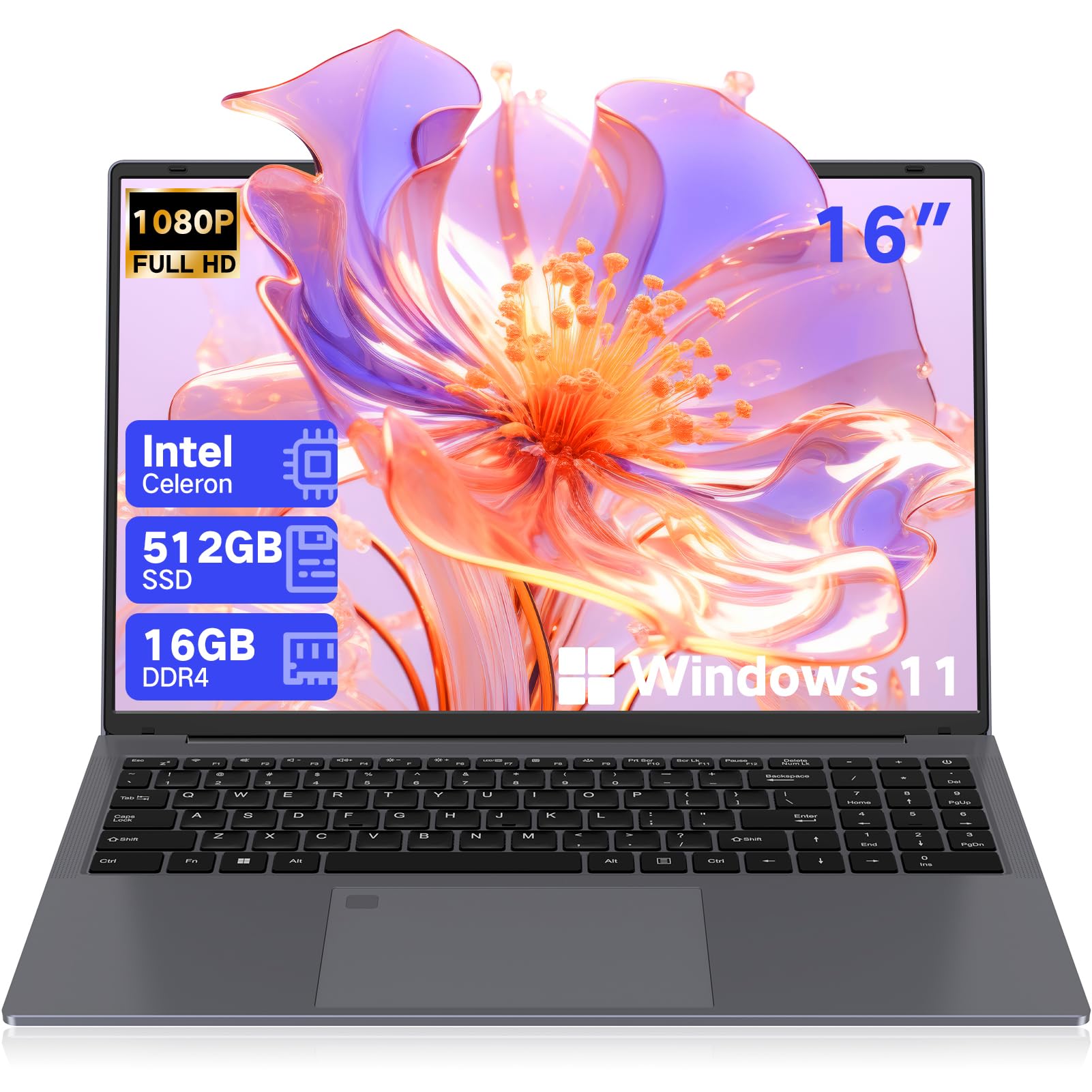 Amazon.com: DERE Gaming Laptop,16 inch Laptop Comupter,Win11