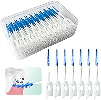 Vista 9 de 160 PCS Palillos Dentales Portátiles de Gel de Sílice Suave con Hilo Dental, Suaves Originales, Adecuados para el Cuidado Bucal de Adultos y Niños