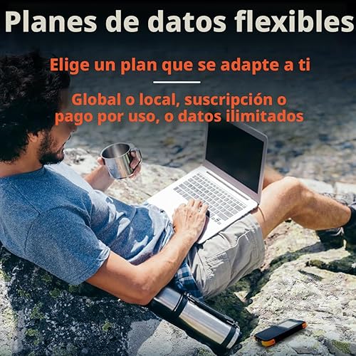 Vista 7 de SIMO Solis - Dispositivo de punto de acceso móvil WiFi 5G, WiFi portátil para viajes en más de 140 países, sin tarjeta SIM, no requiere contrato
