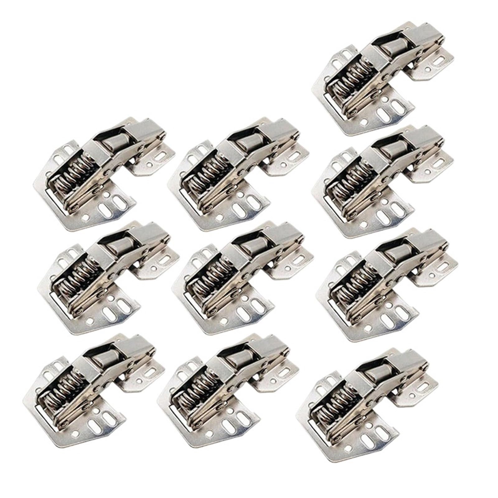 2-12PC Overhead Swing Up Hinges for Face Frame Cabinet and RV Cupboard Doors(10Pcs)