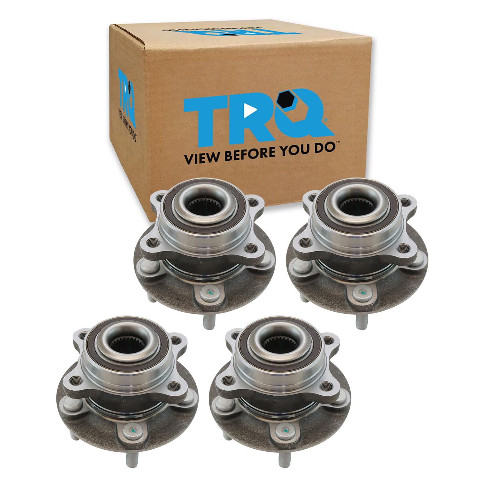 TRQ 2 Piece Wheel Bearing &amp; Hub Assembly Set