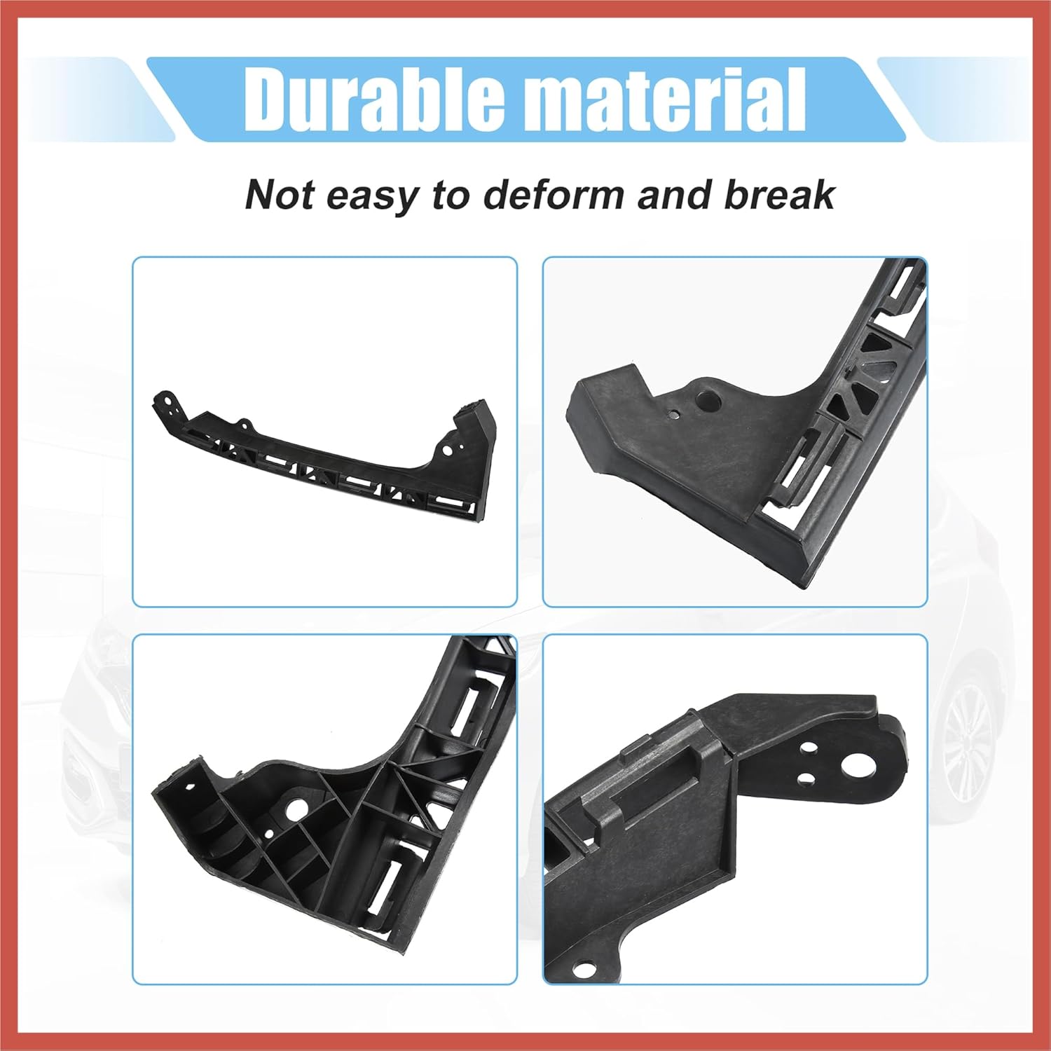 ACROPIX 1 Pair Front Bumper Mount Support Bracket for Honda Fit 2009-2013 71140TK6A00 71190TK6A00 Left and Right Side Car Parts