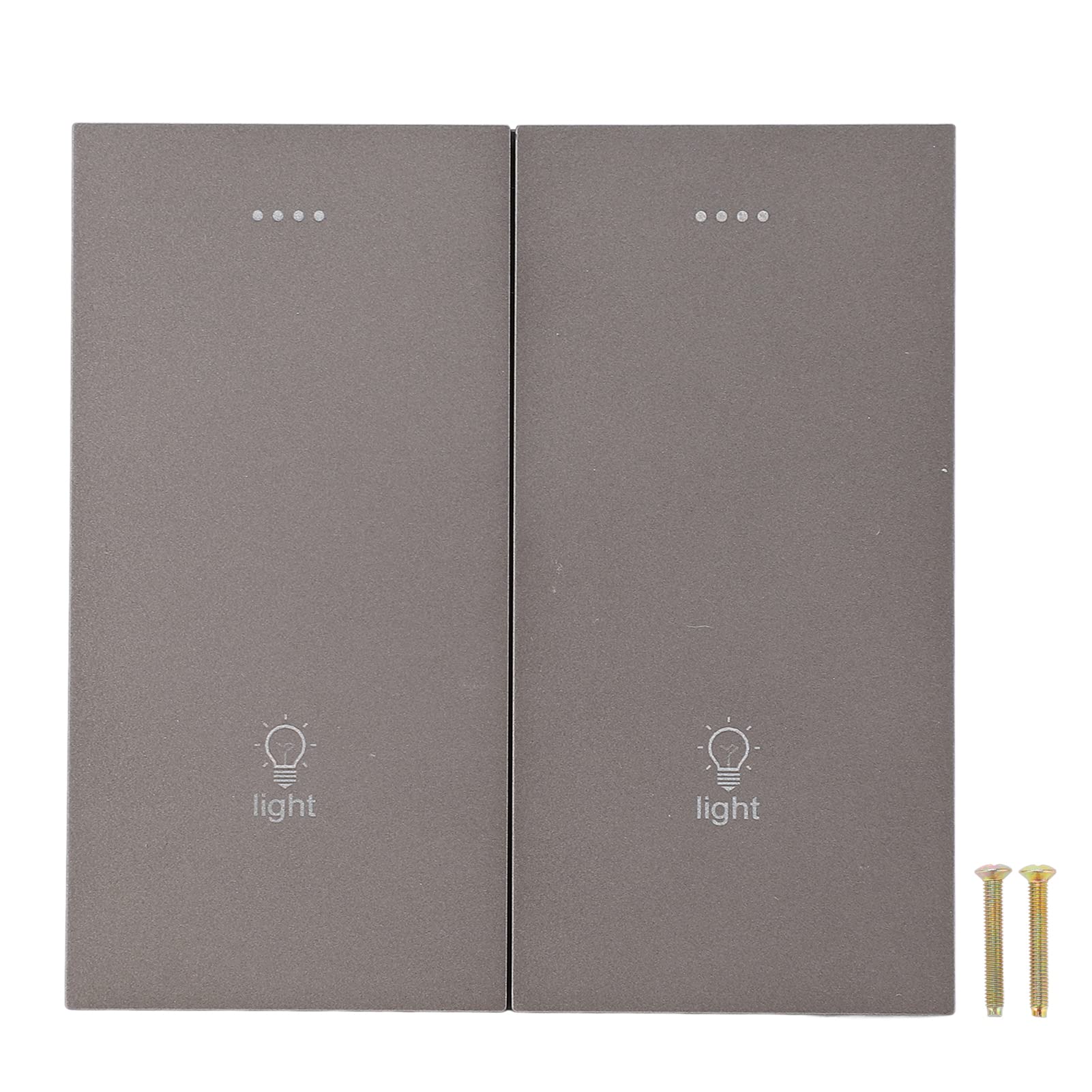 Interruptor de luz inteligente, botón de pared con función de sincronización de control de voz habilitado para WiFi y Bluetooth para automatización del hogar