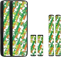 Vista 25 de 6 fundas para manija de puerta de refrigerador de Acción de Gracias, cubierta de manija de nevera de otoño, hoja de arce, protector de manija