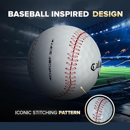 Miniatura 6 de Baseball Callaway Chromesoft - Pelotas de golf reacabadas, paquete de 12